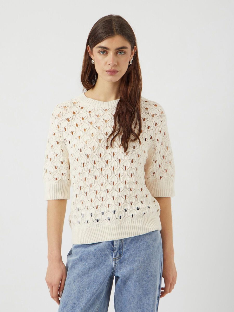 YAS Mansa Knit - Star White