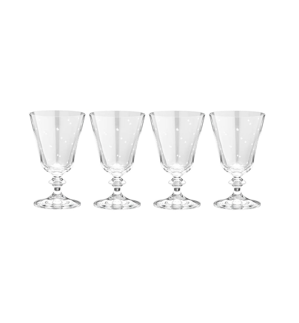 Anna + Nina Starry Eve Short Wine Glass - Set of 4