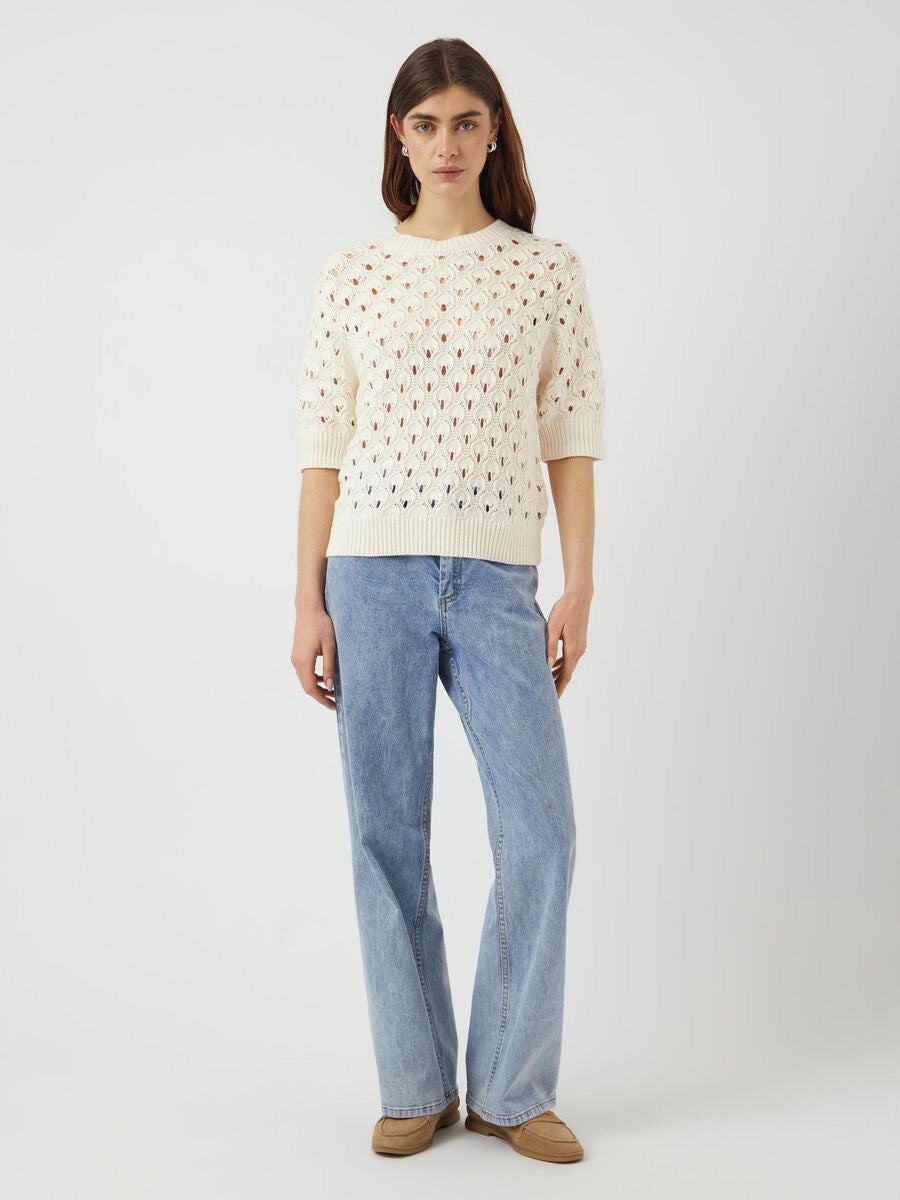 YAS Mansa Knit - Star White