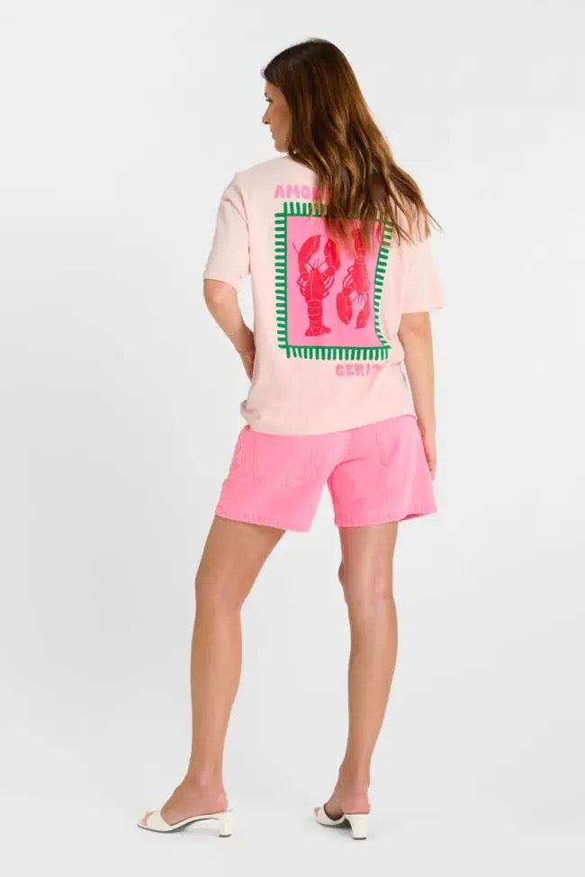 Le Temps Des Cerises Lobster T-shirt - Lotus