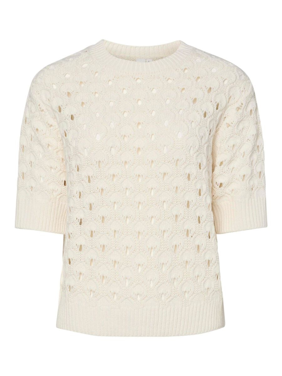 YAS Mansa Knit - Star White