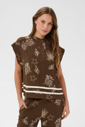 Saint Tropez Rosashell Blouse - Brown