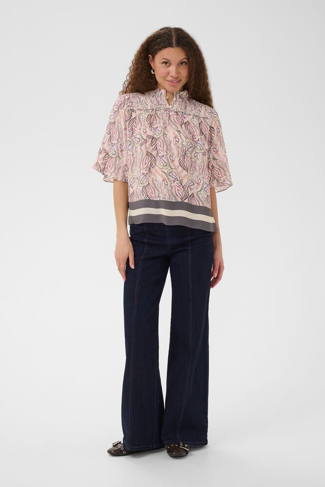 Saint Tropez Shakti Blouse - Dusty Pink