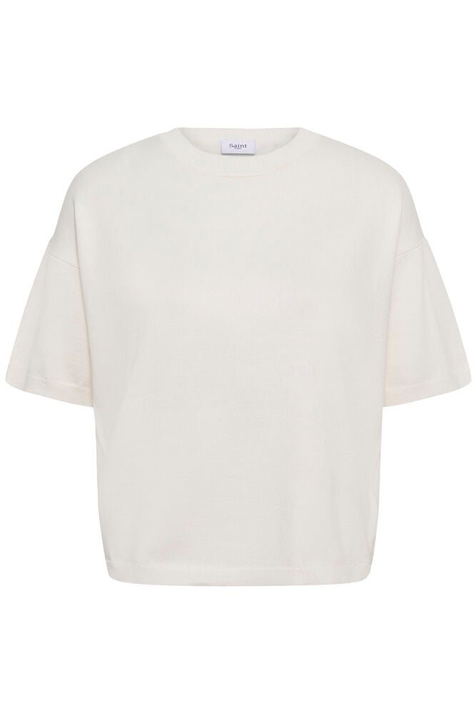 Saint Tropez Mila Short Sleeve Pullover - Ice White
