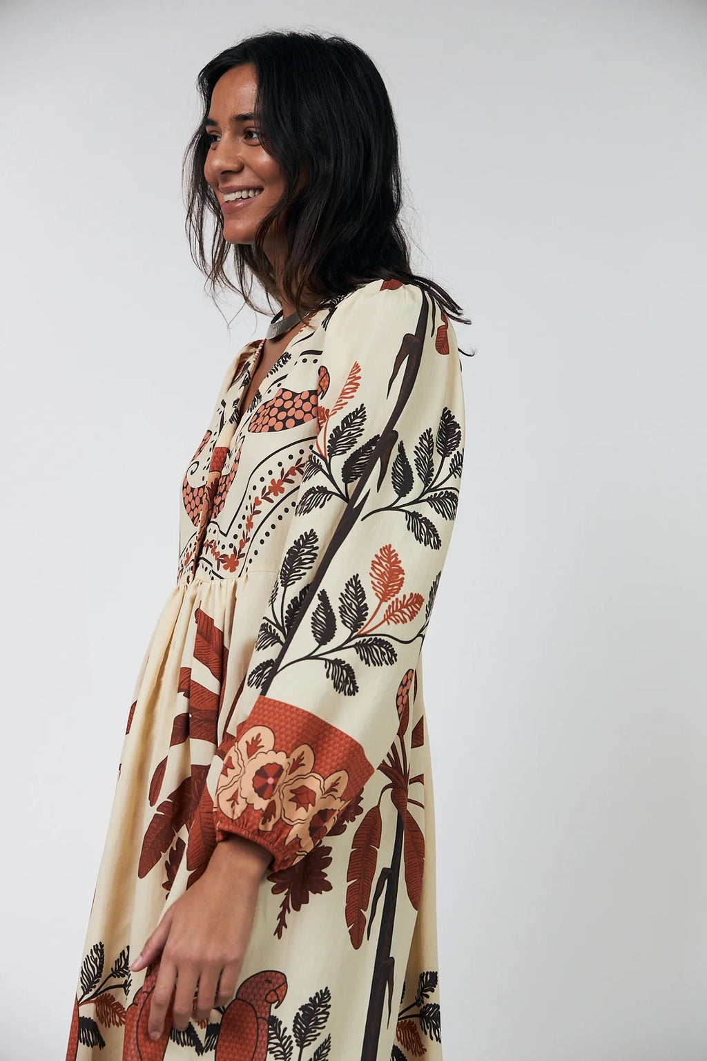 Lollys Laundry Sarai Maxi Dress - Cream