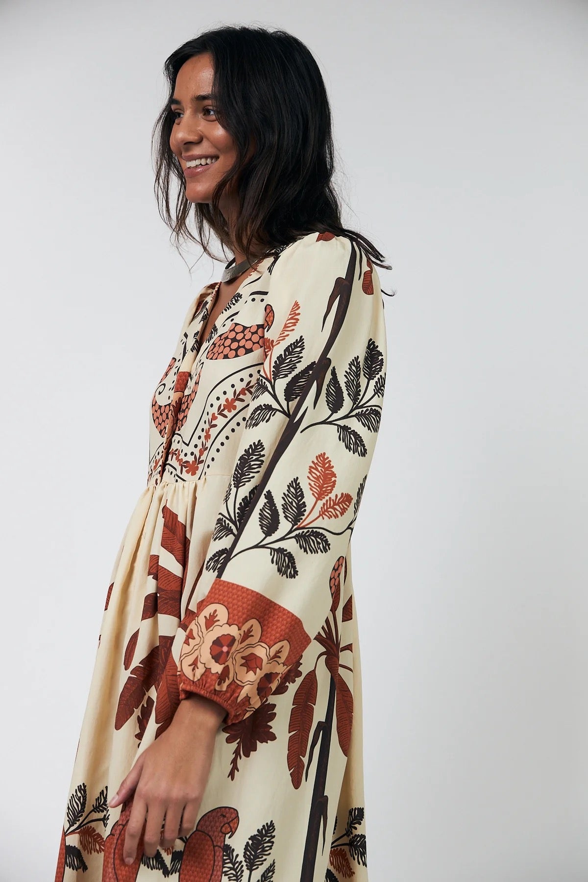 Lollys Laundry Sarai Maxi Dress - Cream