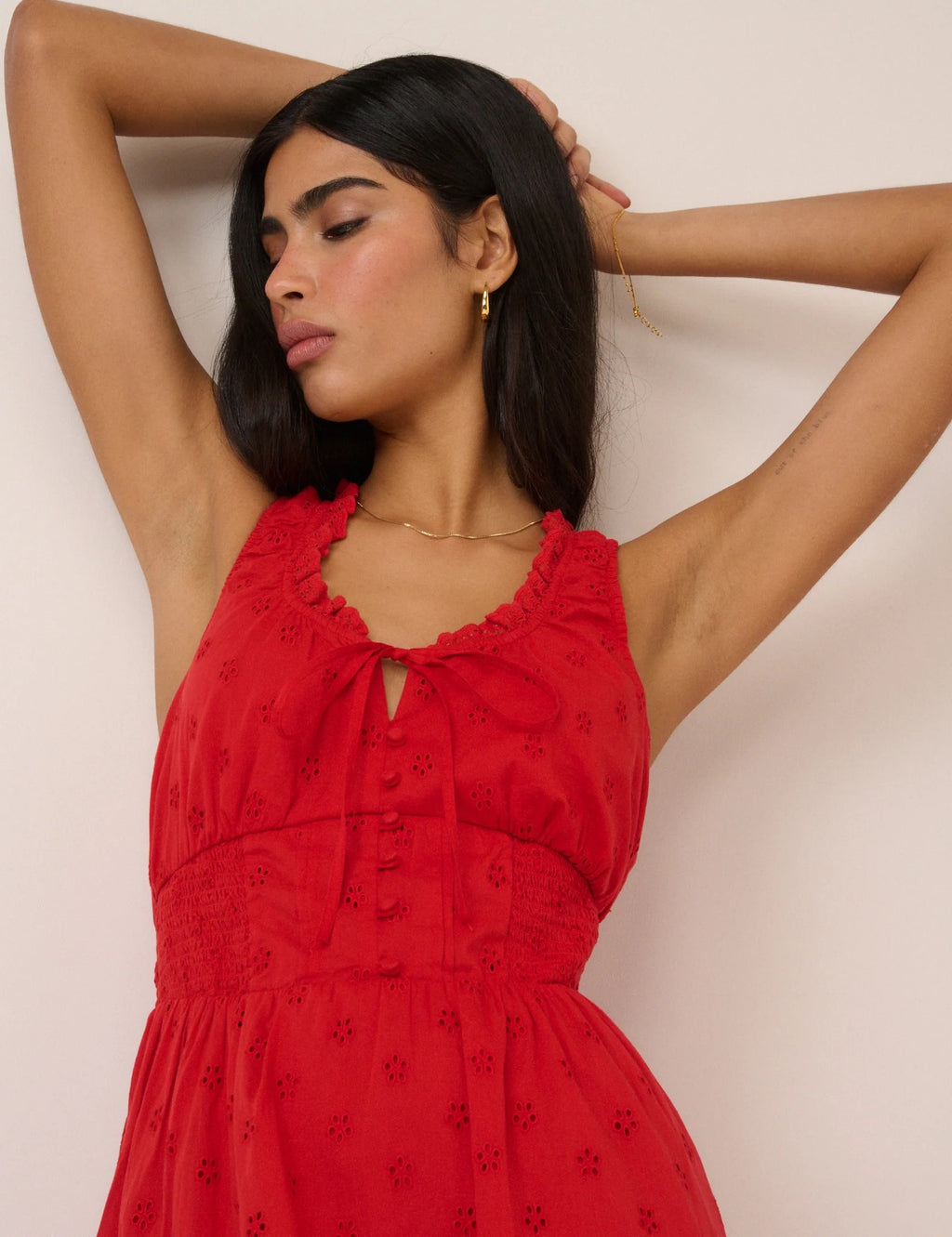 Nobody's Child Rylee Midi Dress - Red Floral