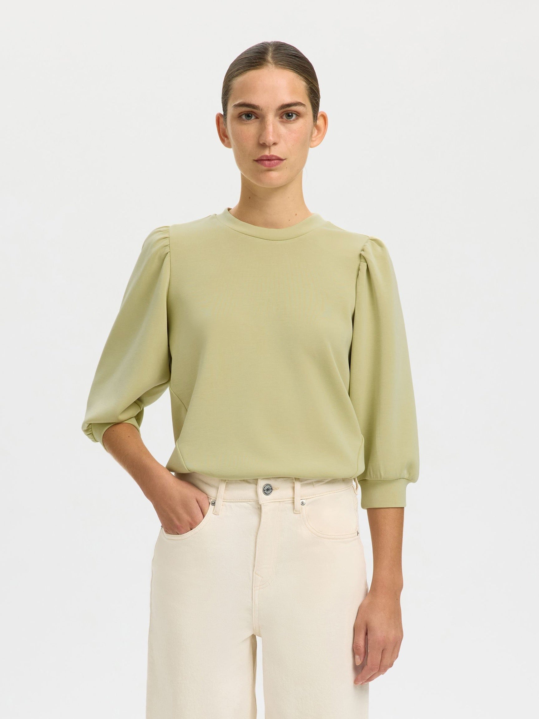 Selected Femme Tenny Sweatshirt - Lint