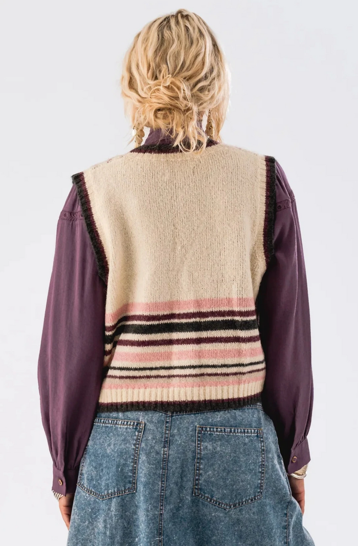 Lollys Laundry Ina Vest - Cream