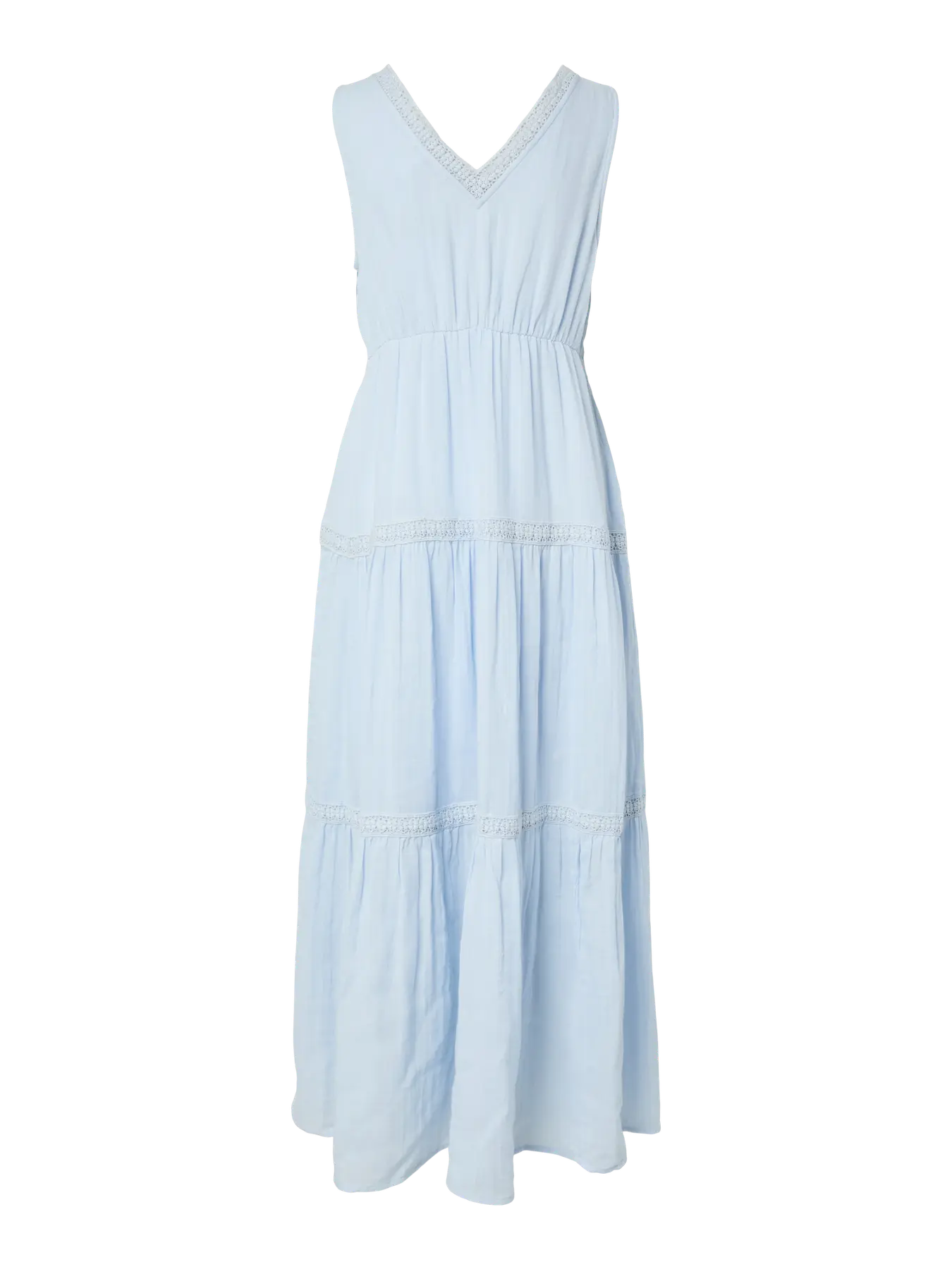 YAS Anini Tiered Dress - Skyway