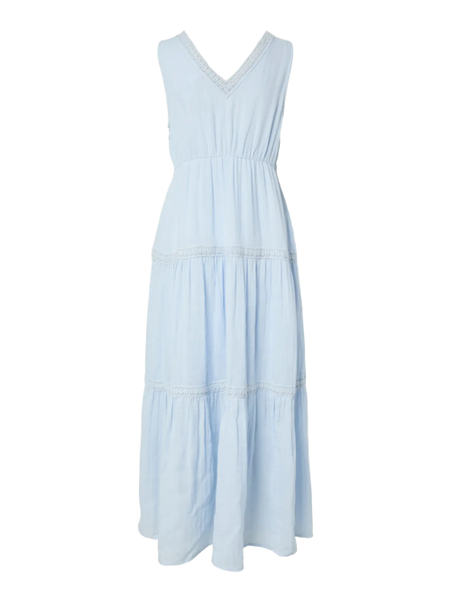 YAS Anini Tiered Dress - Skyway