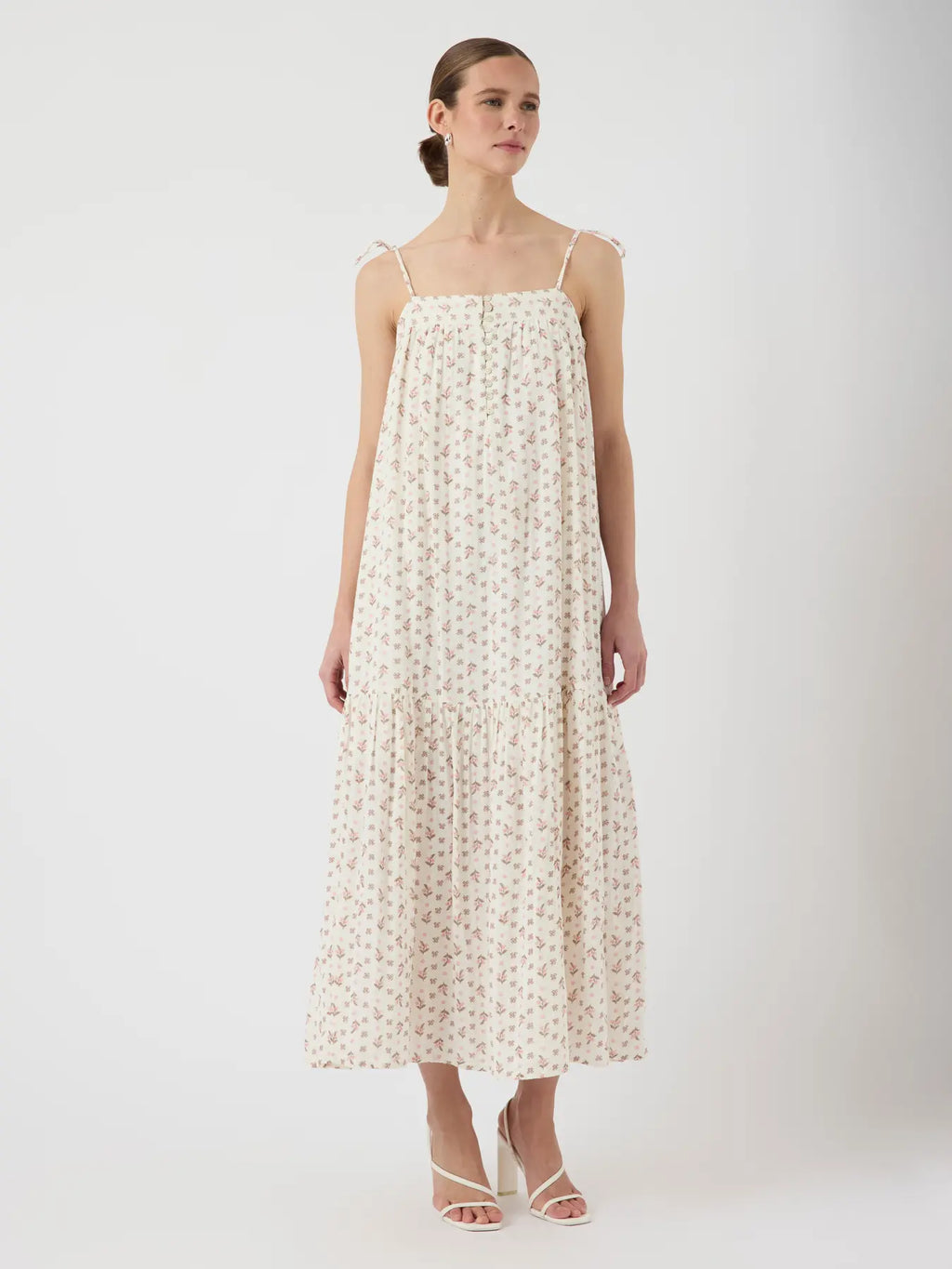 YAS Yona Ditsy Maxi Dress