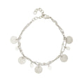 Ashiana Athens Charm Bracelet Silver