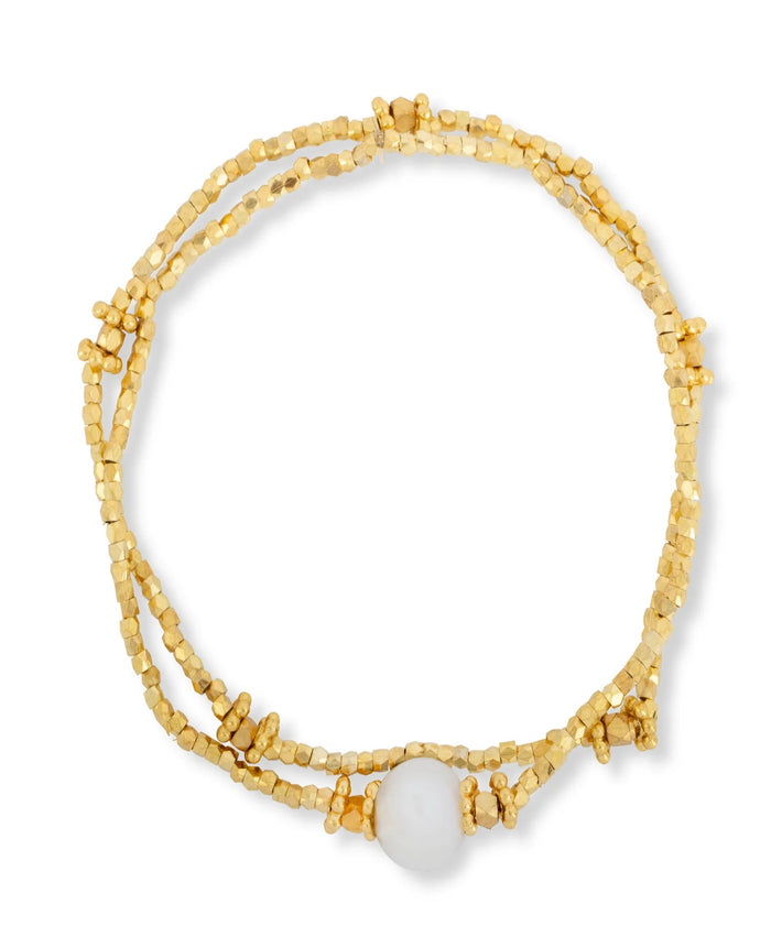 Ashiana Bluebell Bracelet - Pearl