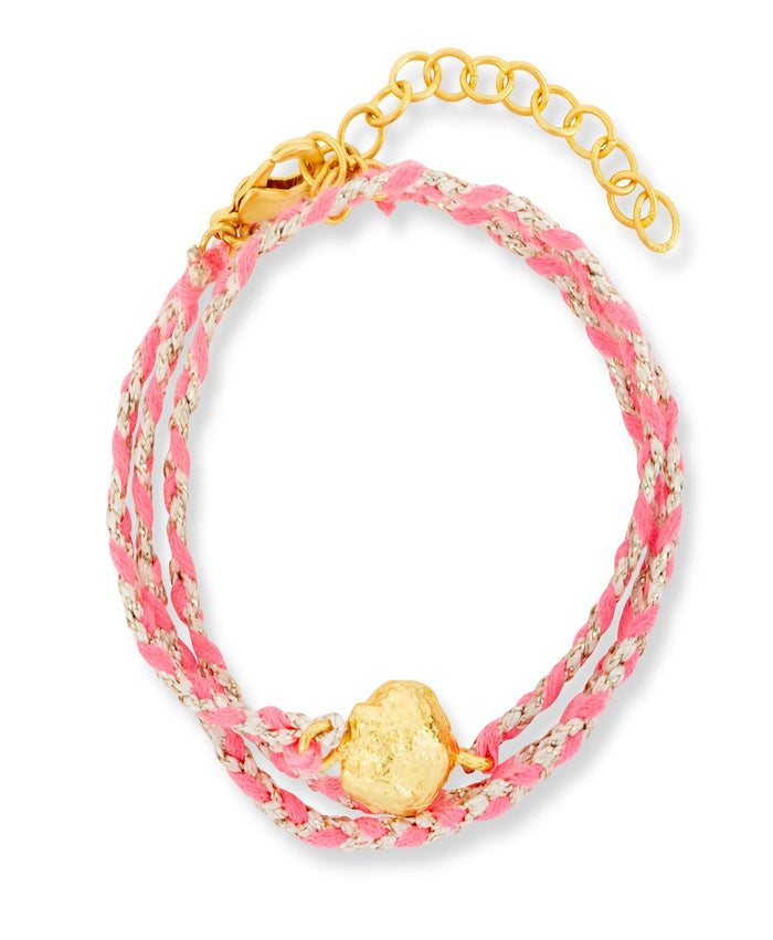 Ashiana Zina Wrap Bracelet - Pink