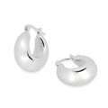 Ashiana Cali Hoop Earrings Silver