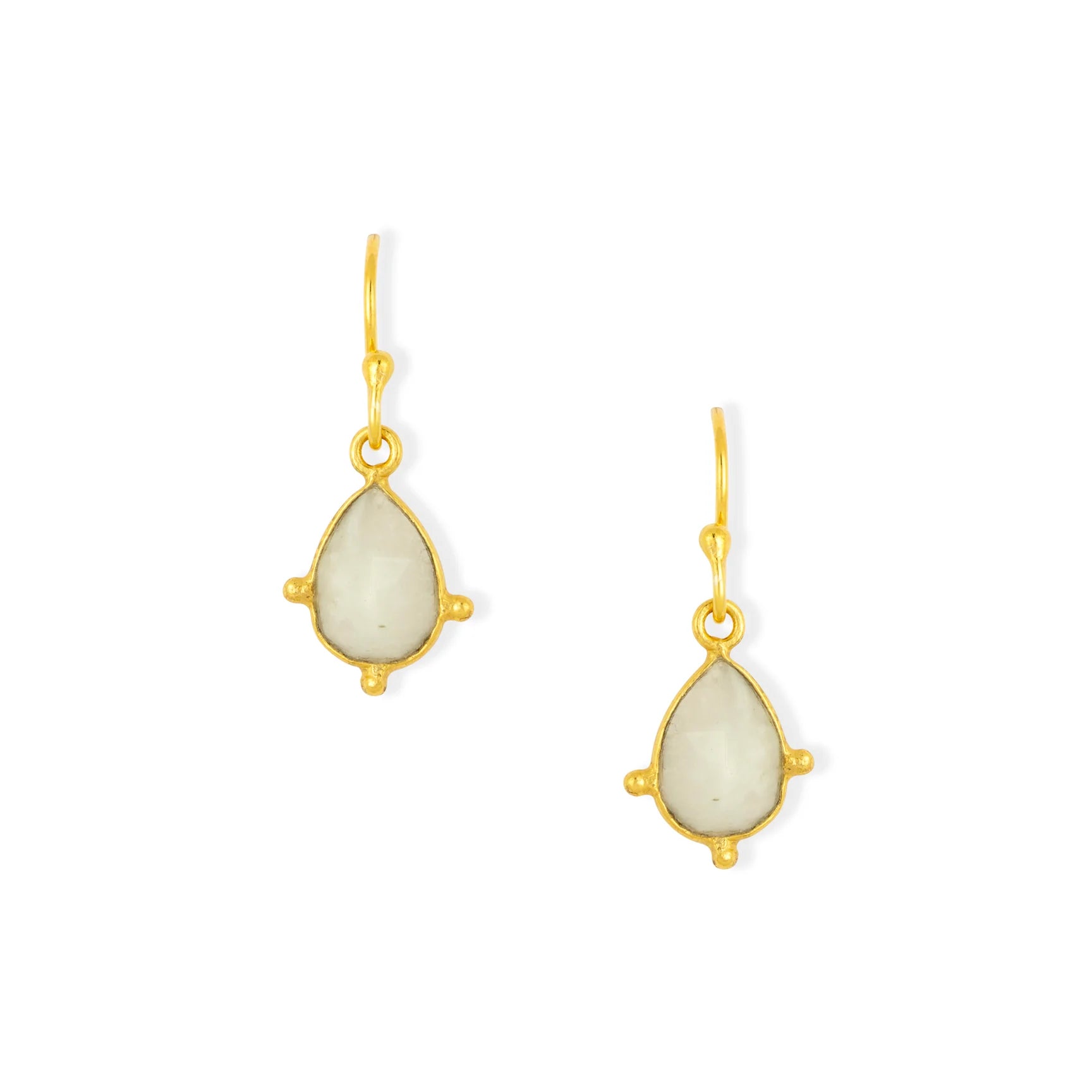 Ashiana Snowdrop Earrings White