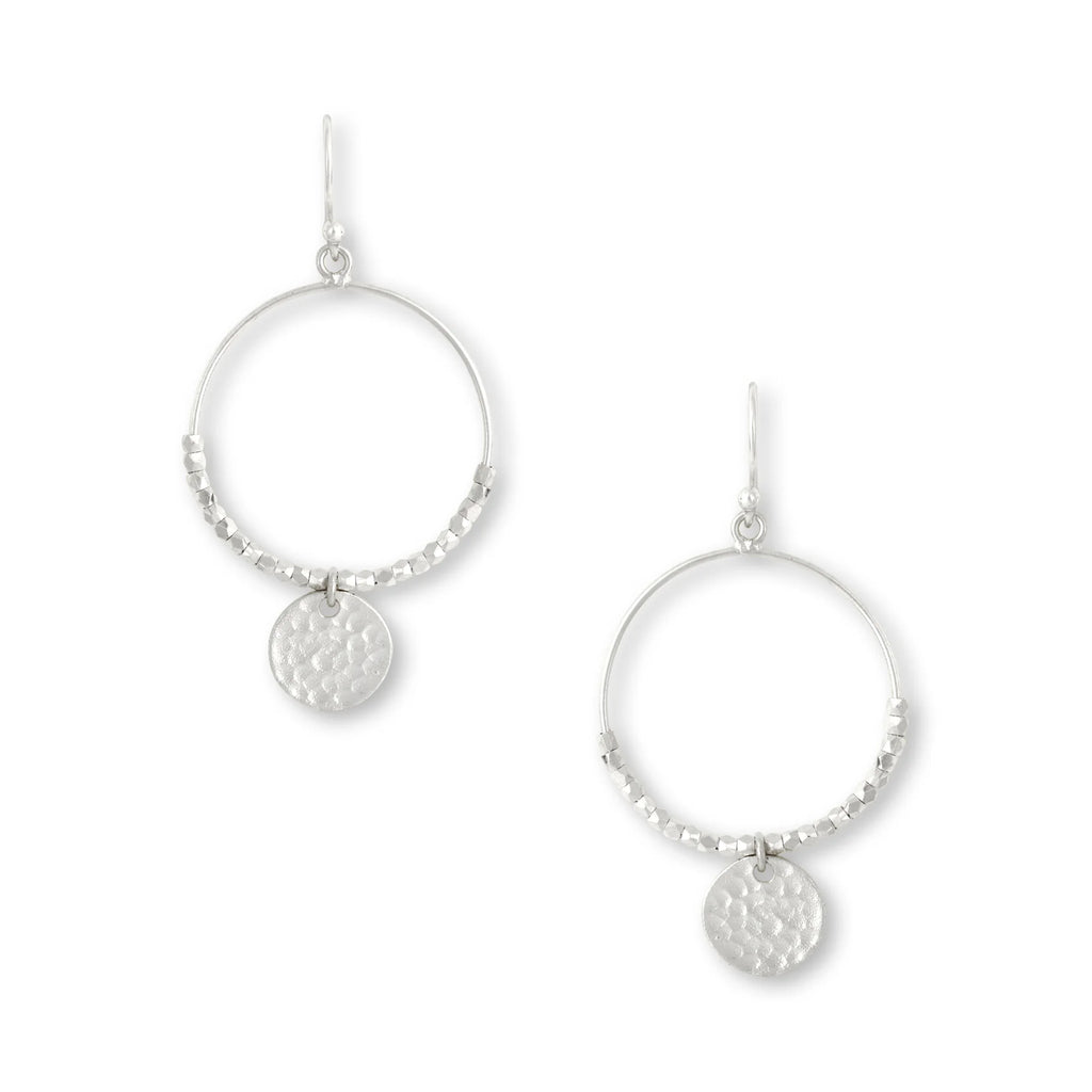 Ashiana Dominique Mini Hoops Silver