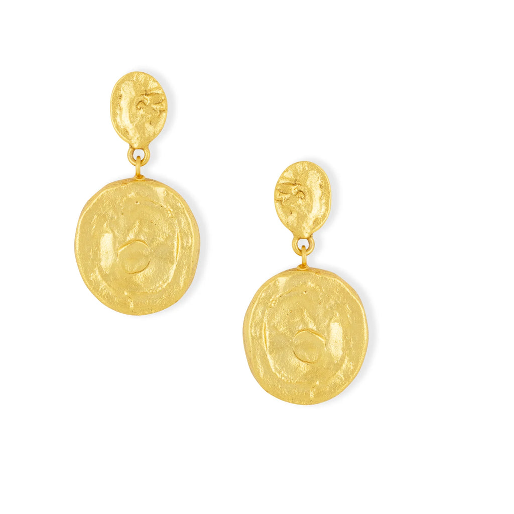 Ashiana Sunset Coin Earrings