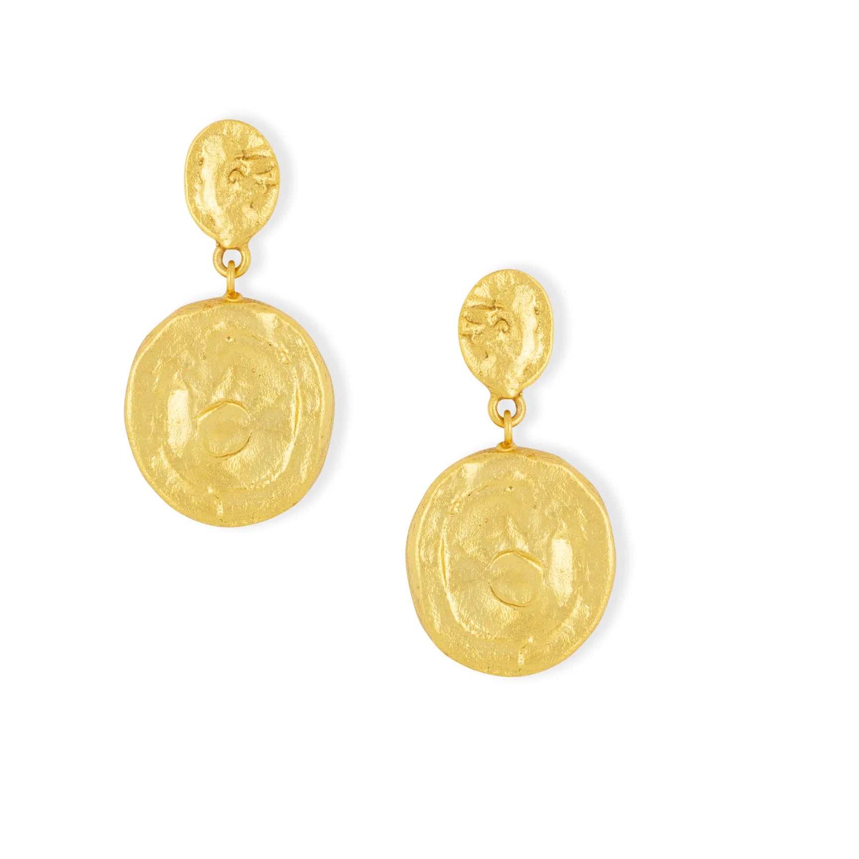 Ashiana Sunset Coin Earrings