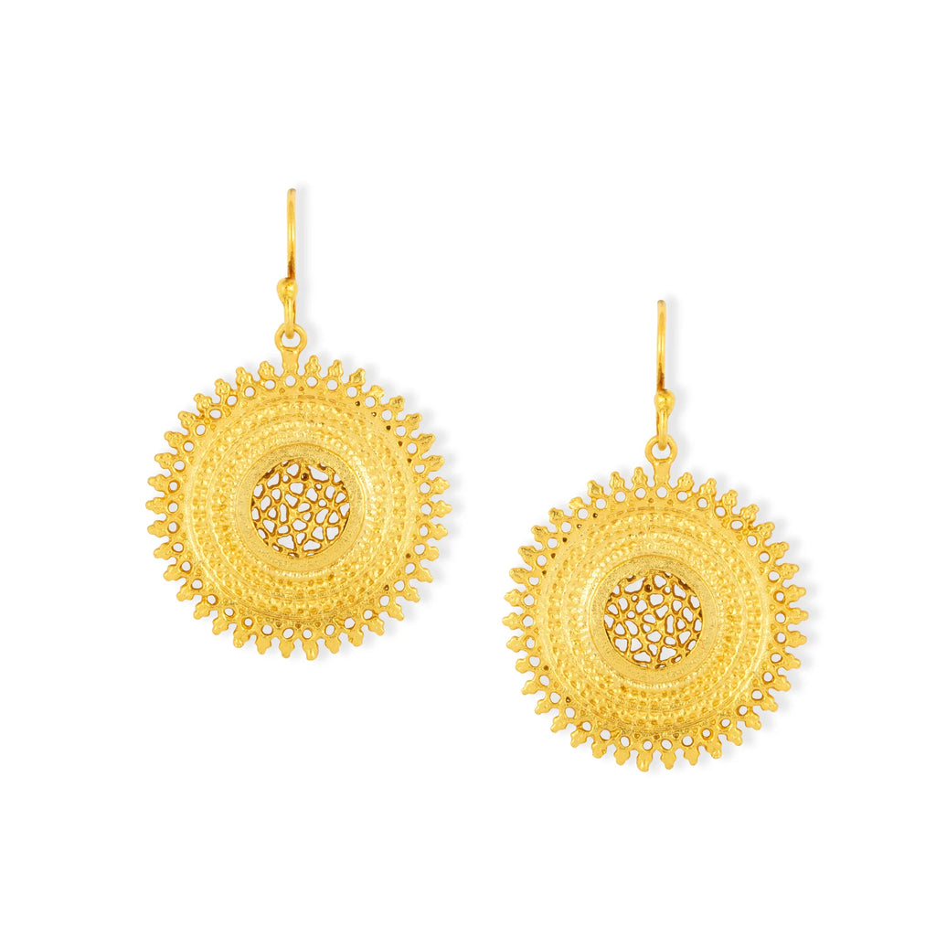 Ashiana Sole Earrings Gold