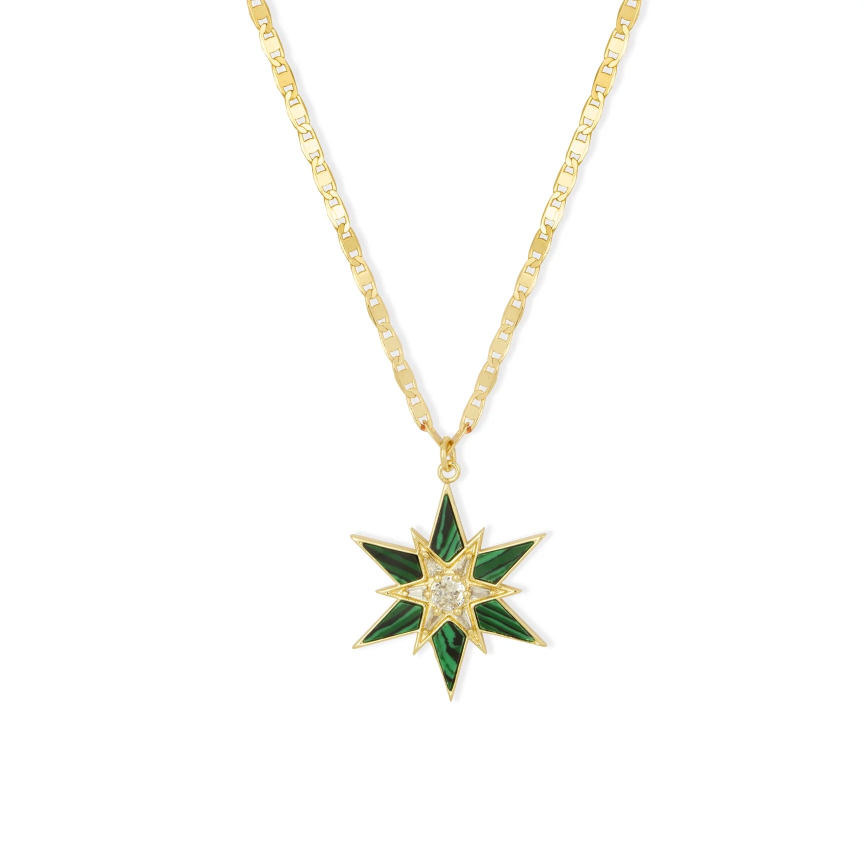 Ashiana Geselle Malachite Necklace