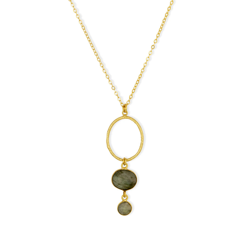 Ashiana Cadiz Labradorite Gemstone Necklace