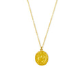 Ashiana Sunset Coin Necklace Gold