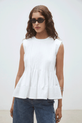 Suncoo Woven Luigi Blouse - White