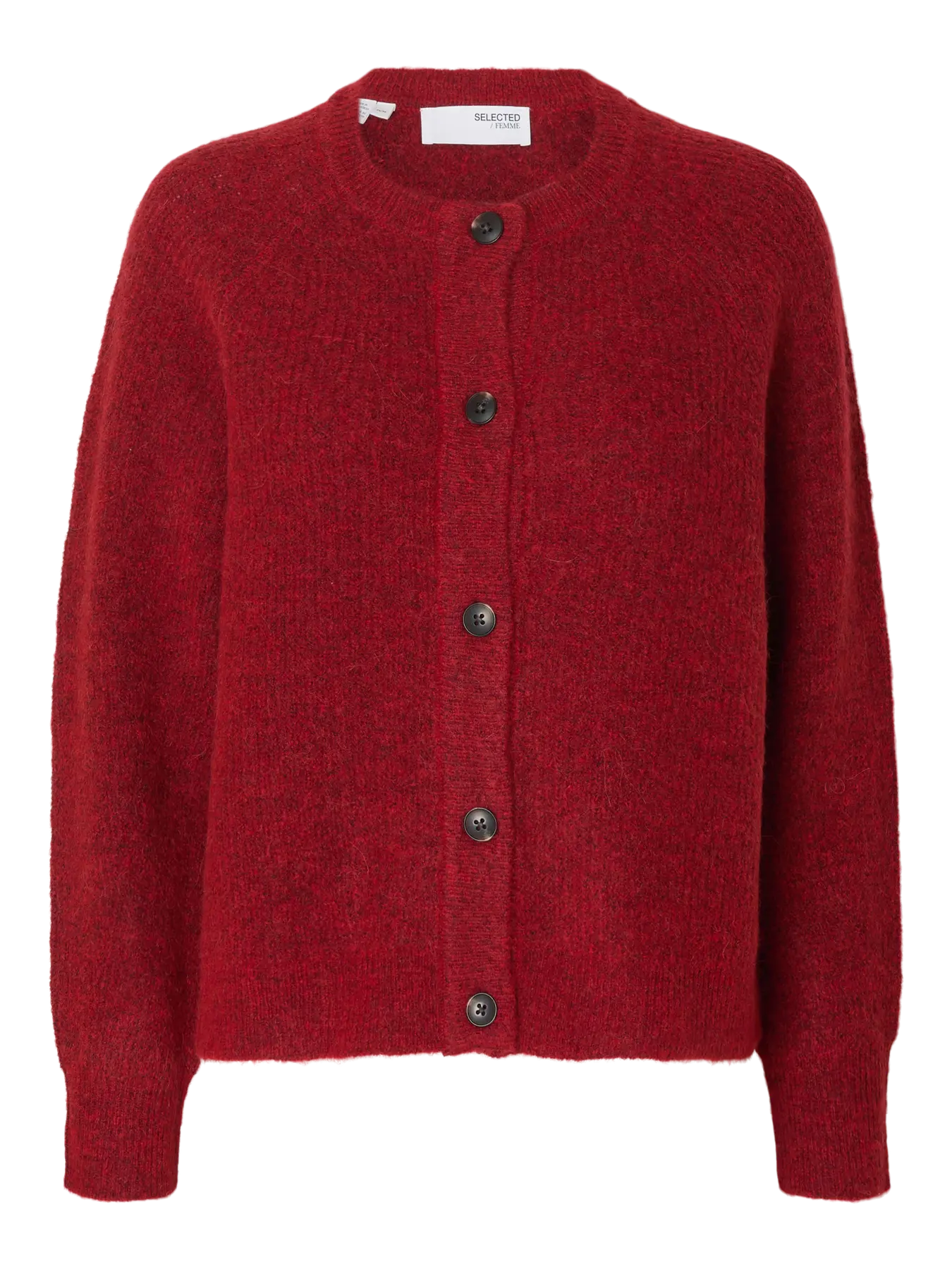 Selected Femme Lulu Cardigan - Red