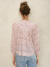 M.A.B.E Kiki Print Blouse - Pink