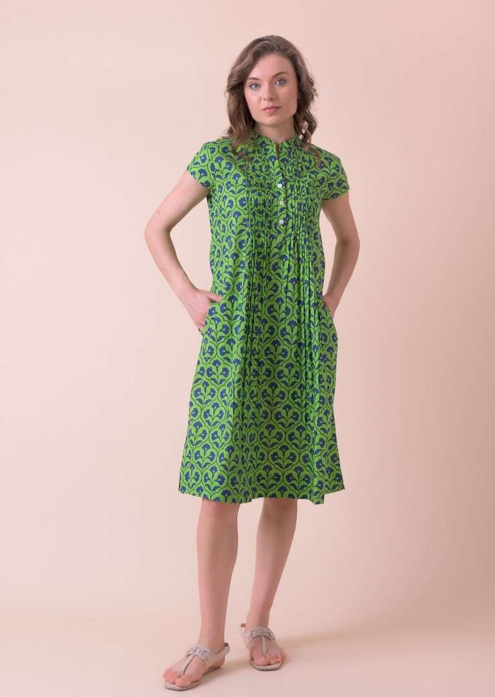 Handprint Dream Apparel Lacey Dress - Lime