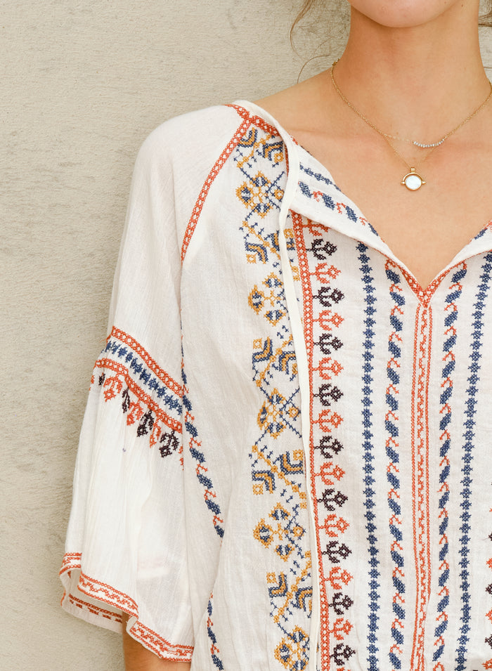 M.A.B.E Lena Blouse - Ecru
