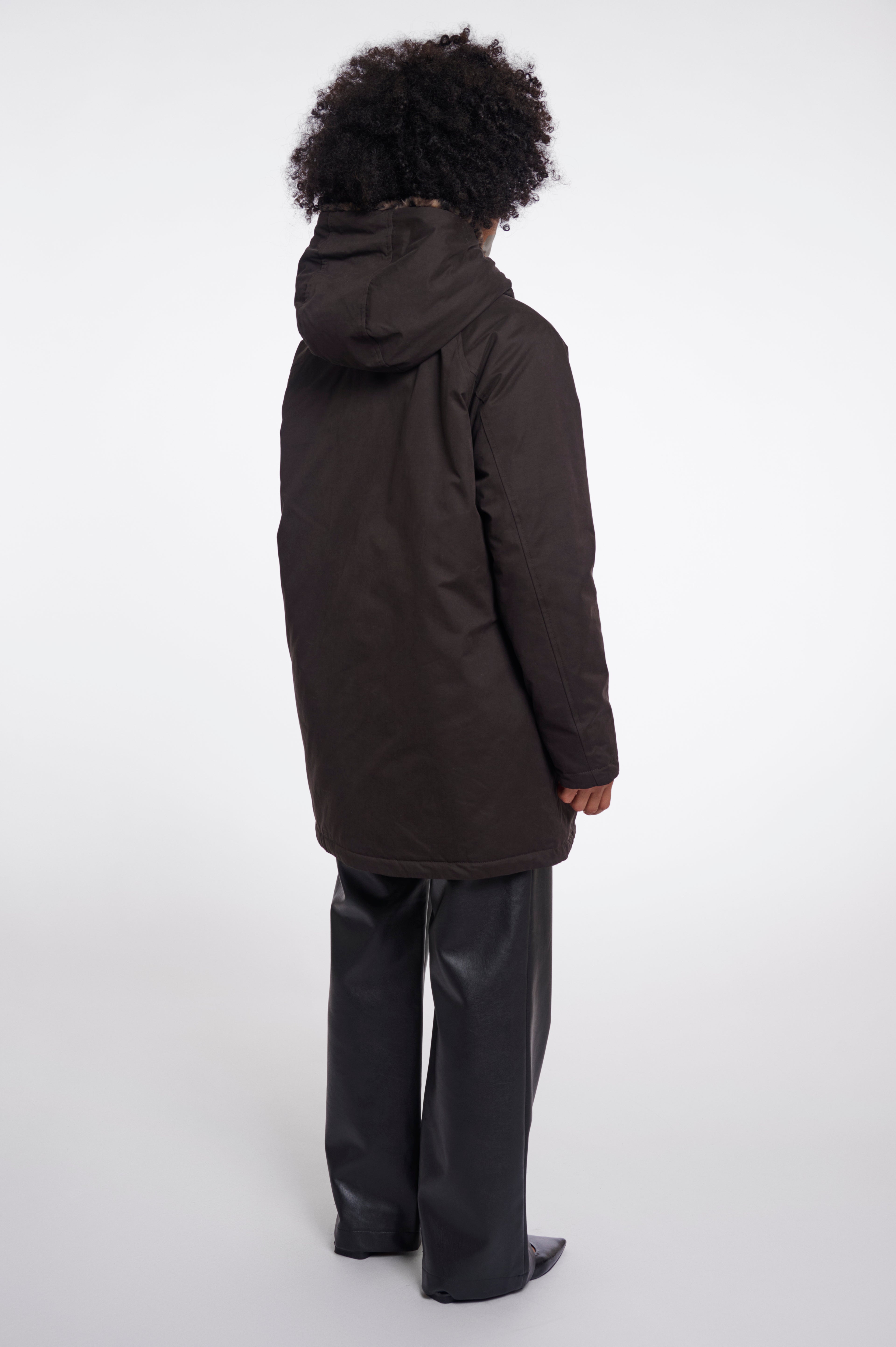 Rino & Pelle Lindy Parka - Brown Leopard