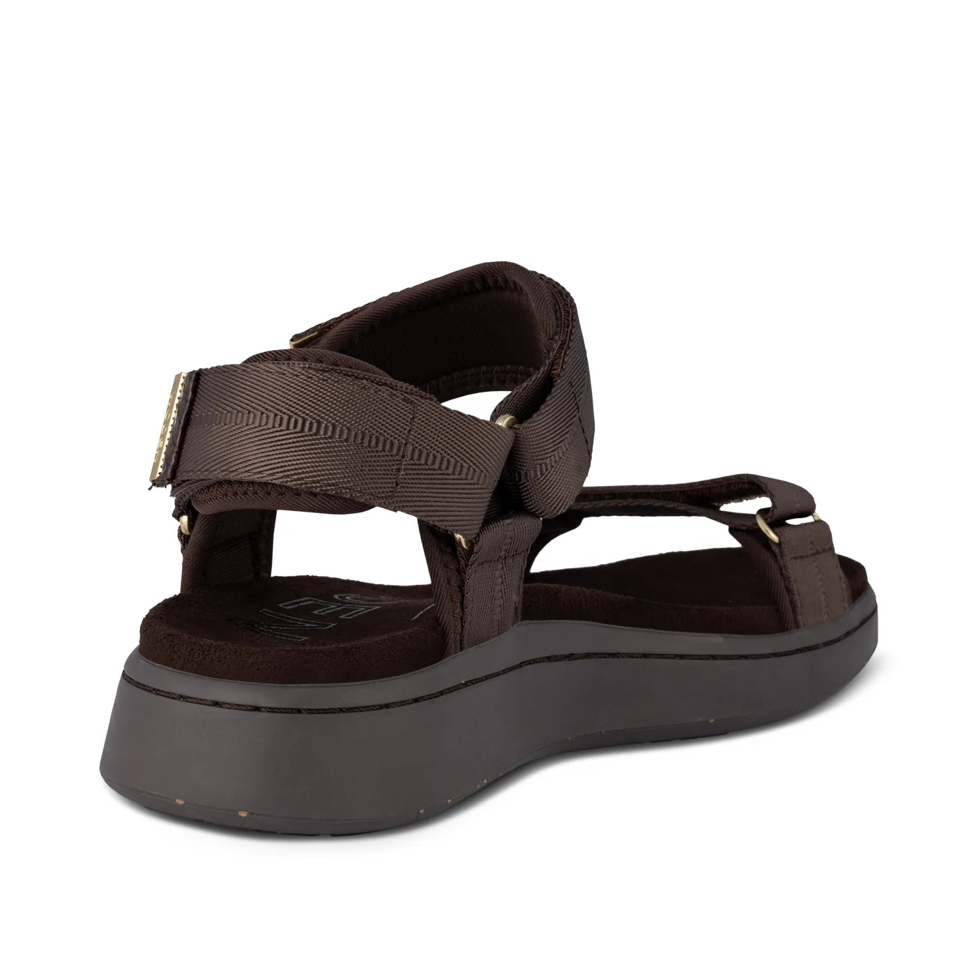 Woden Line Sandals - Chocolate Brown