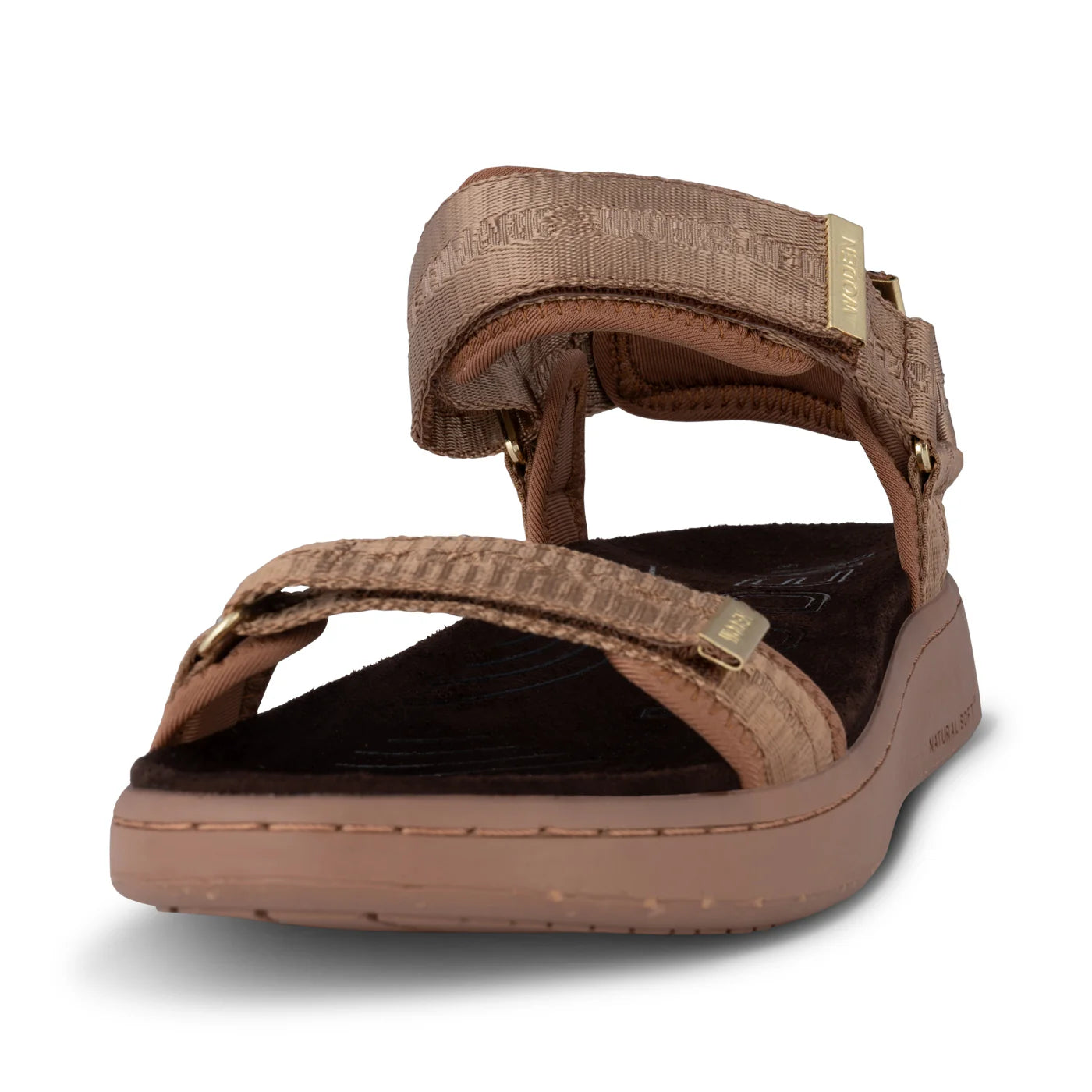 Woden Line Sandals - Caramel