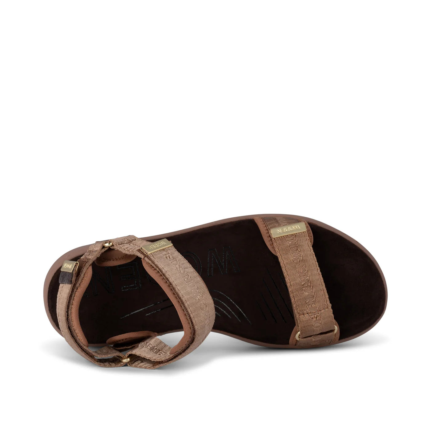 Woden Line Sandals - Caramel