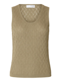 Selected Femme Fagny Knit Vest - Vetiver