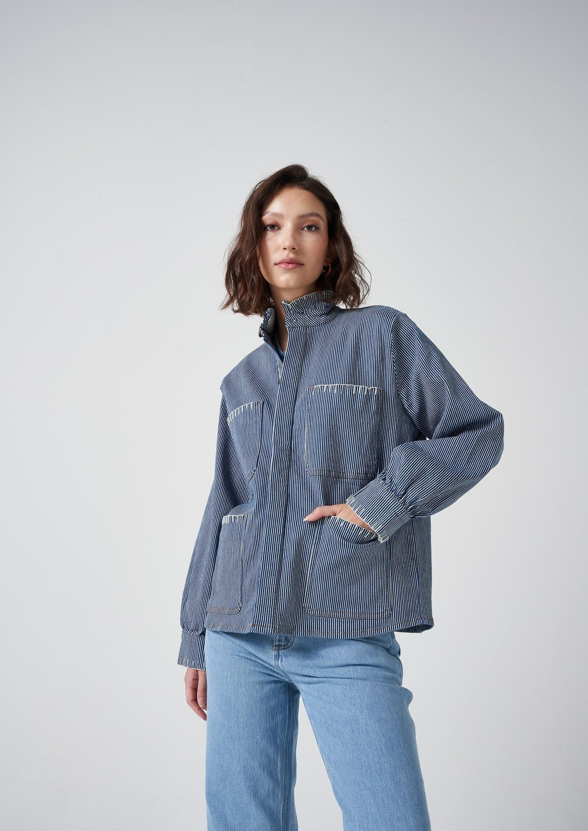 Seventy + Mochi Pablo Jacket - Striped