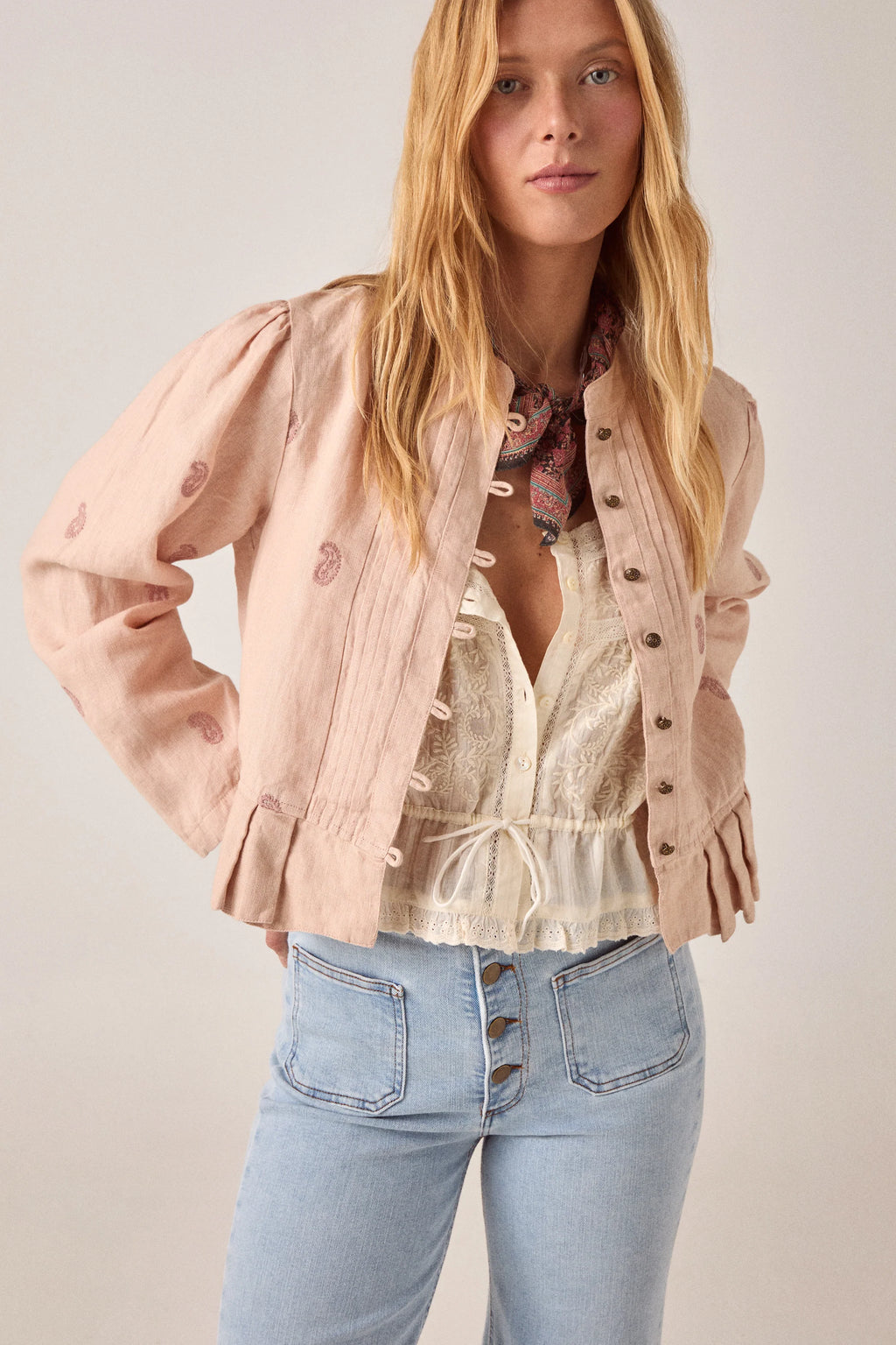 Maison Hotel Edgar Linen Jacket