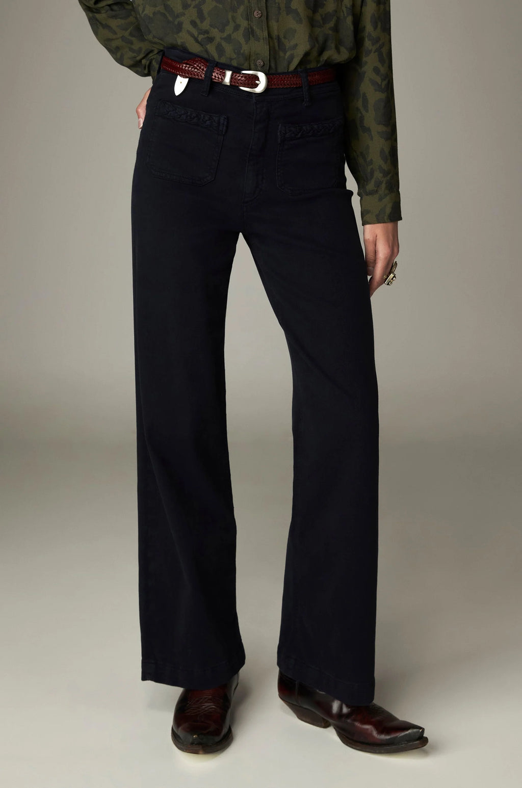 Maison Hotel Guiletta Pant - Navy