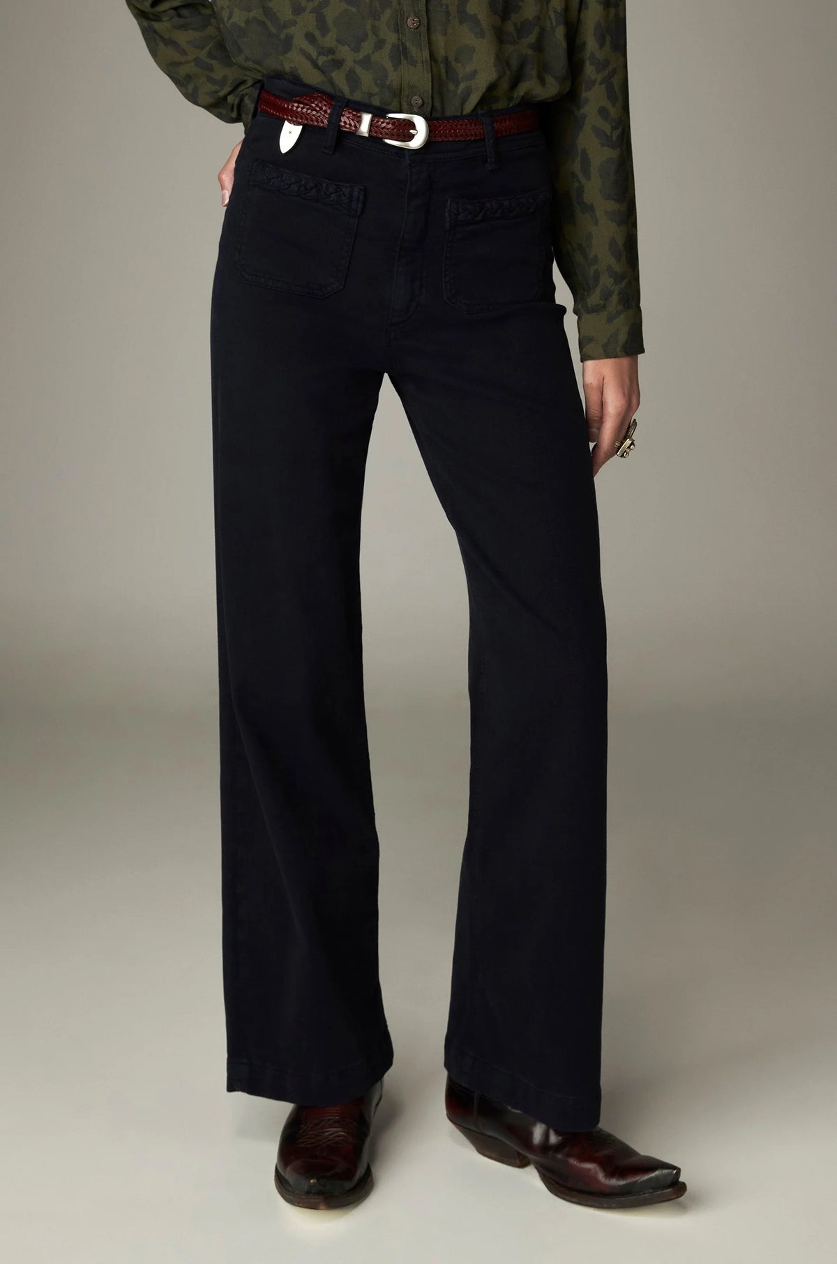 Maison Hotel Guiletta Pant - Navy
