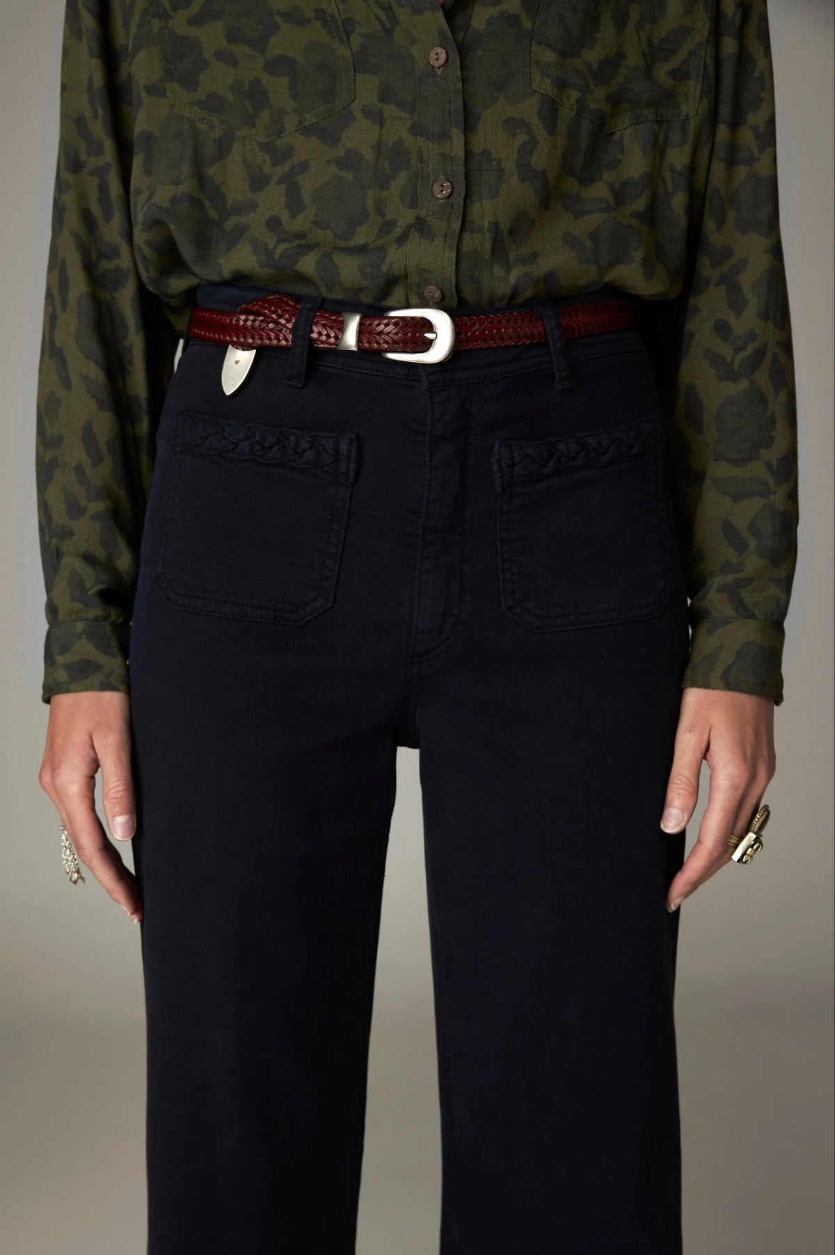 Maison Hotel Guiletta Pant - Navy