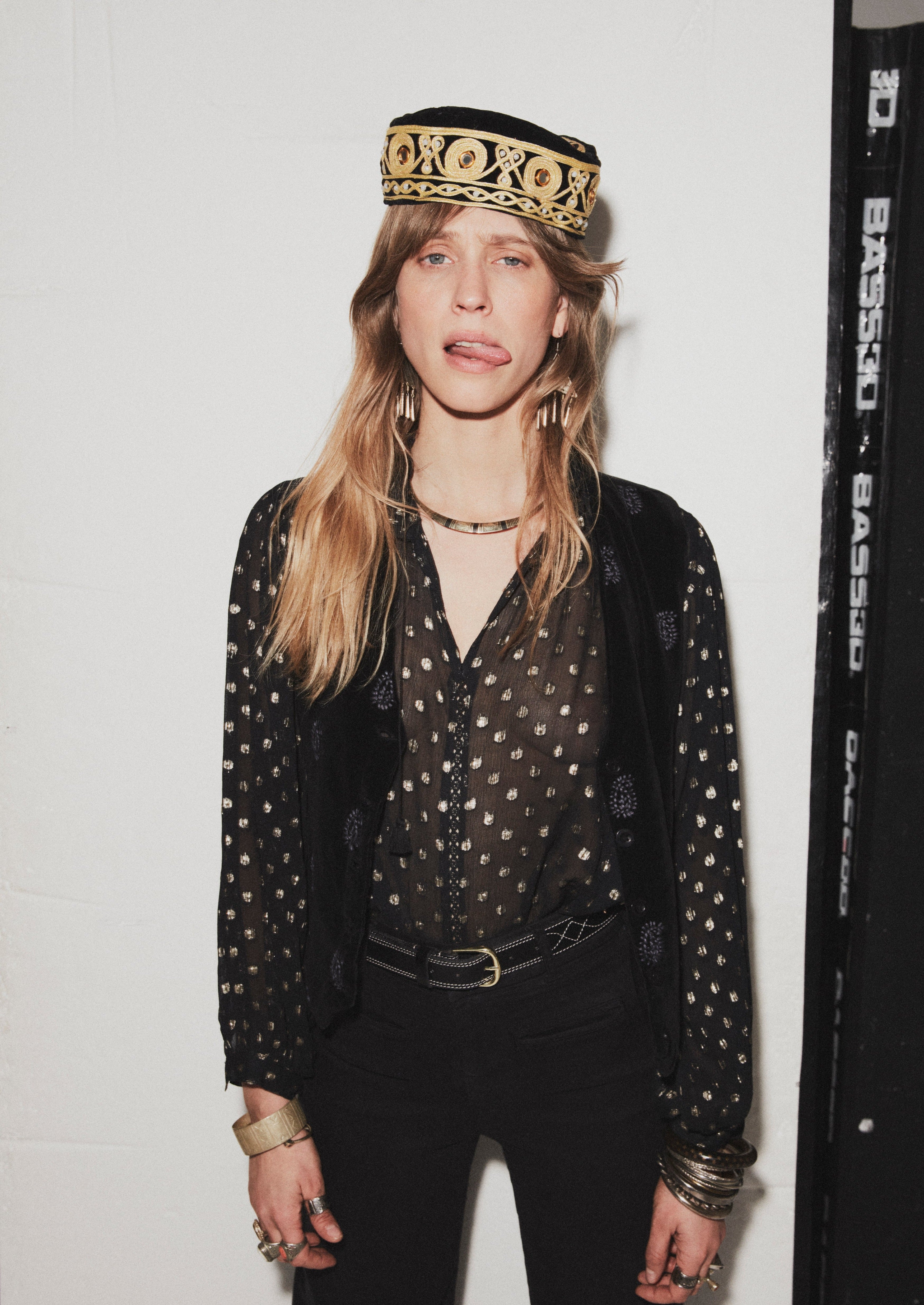 Maison Hotel Vega Blouse - Midnight