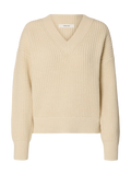 Selected Selma V Neck - Birch
