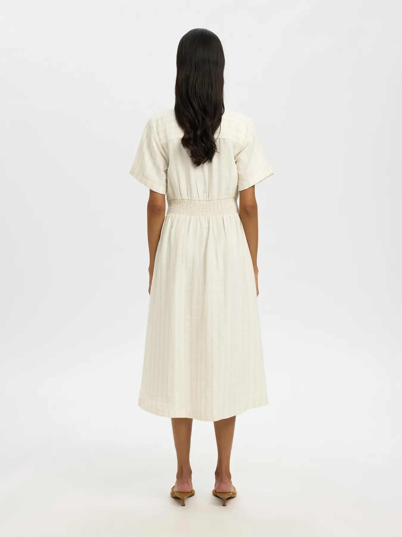 Selected Marie Striped Dress