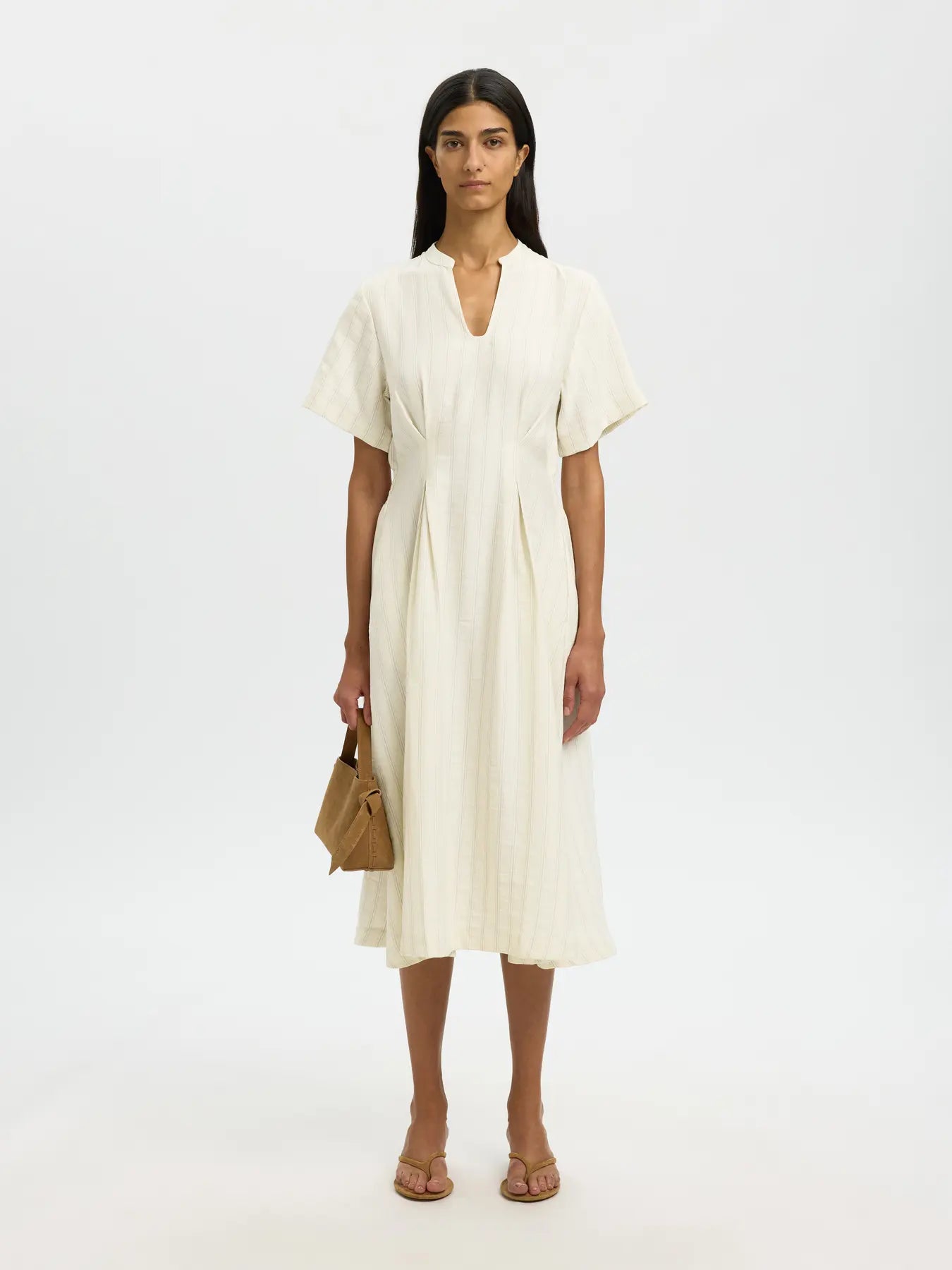 Selected Marie Striped Dress