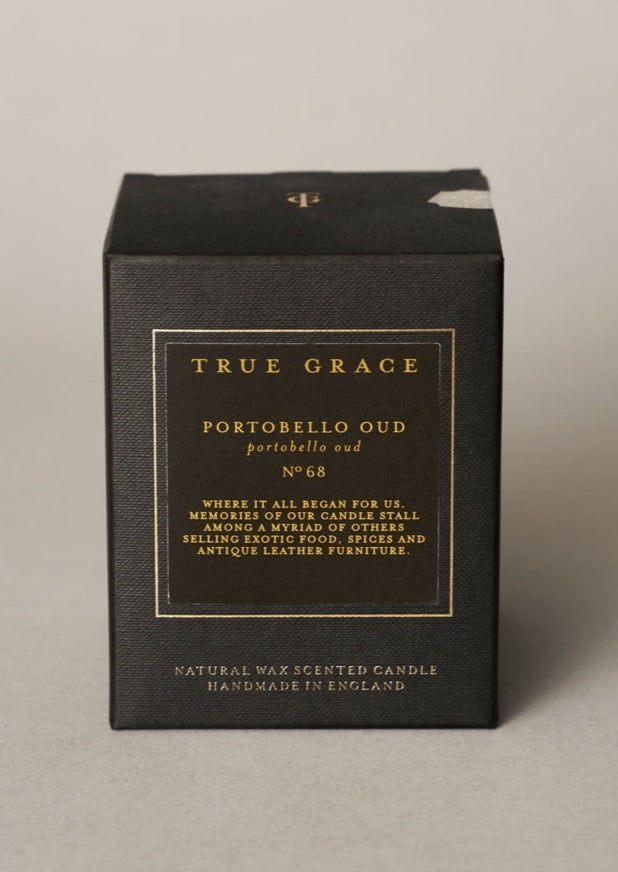 True Grace Candle - Portobello Oud