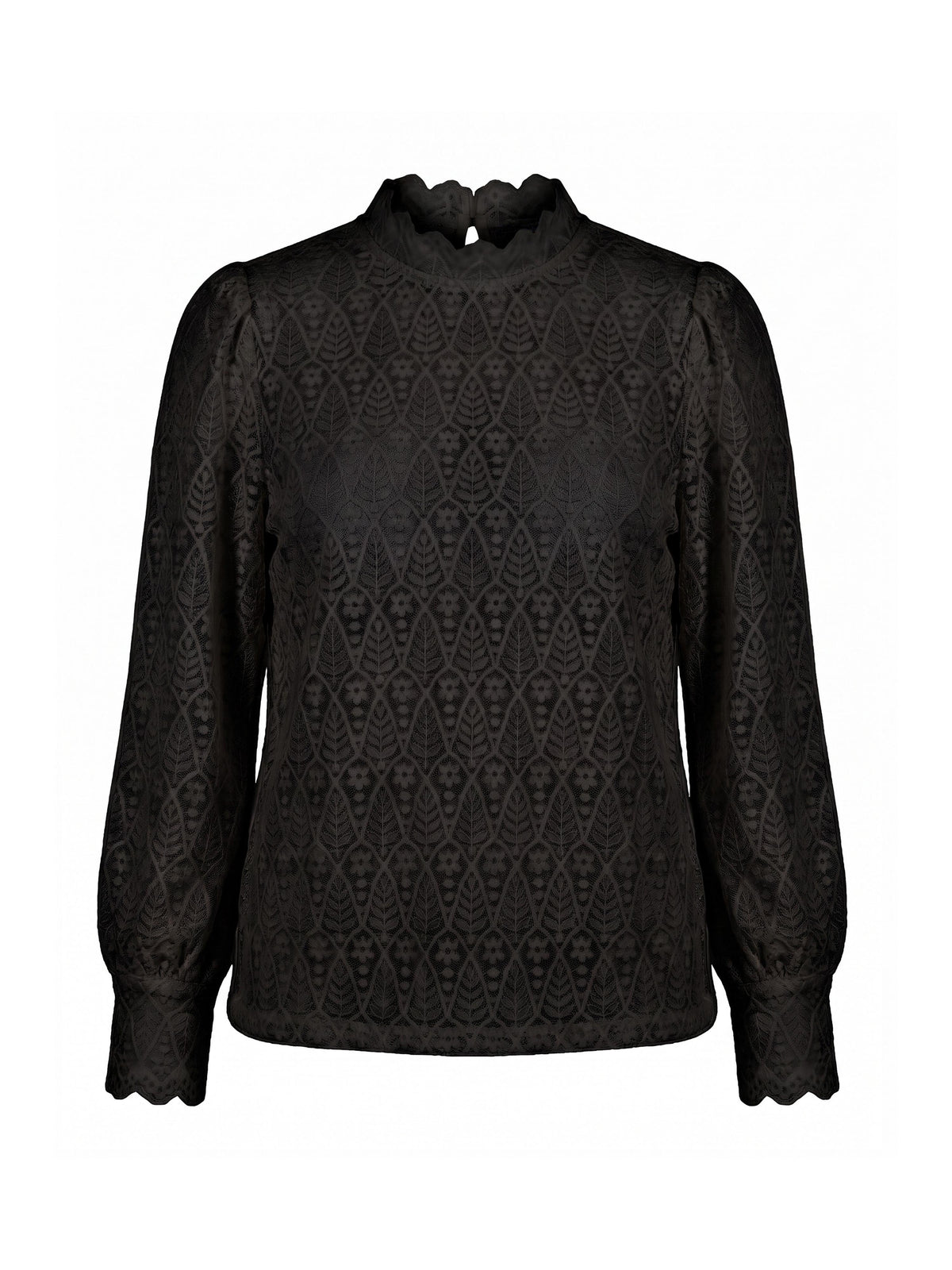 Nooki Melody Lace Blouse - Black