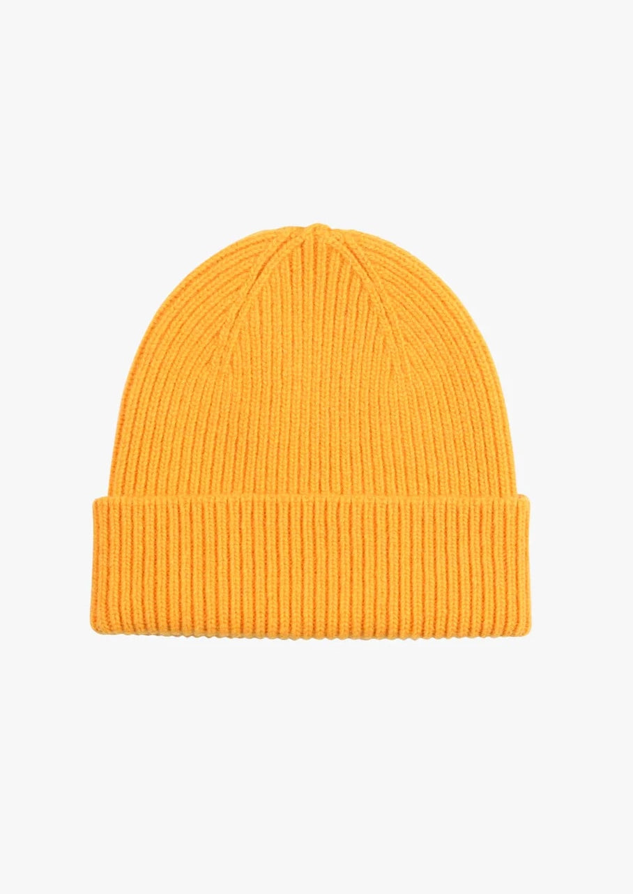 Colorful Standard Merino Wool Beanie - Burned Yellow